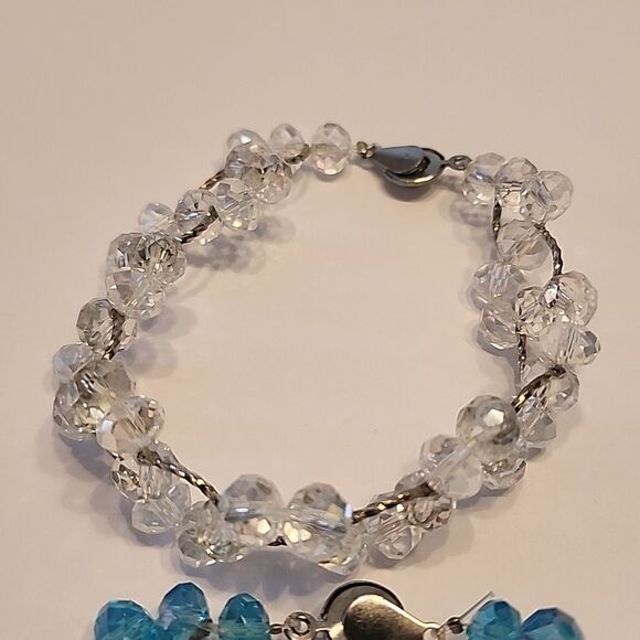Teng Yue Crystal Bracelets Blue Clear Silver - Picture 3 of 5